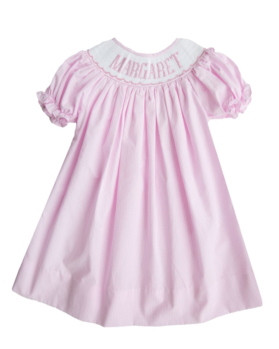 Pinking Gingham - Custom Emmie Dress - Ann + Reeves Kids