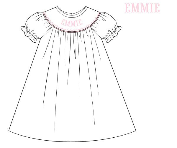 Simply Pink - Custom Emmie Dress - Ann + Reeves Kids